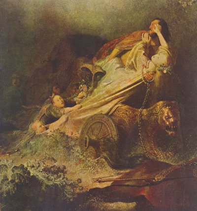 El rapto de Proserpina de Rembrandt van Rijn